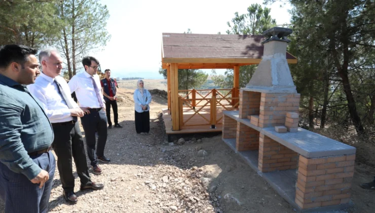 Bursa İnegöl Millet Bahçesi’nde Üst Yapı Çalışmaları Başladı