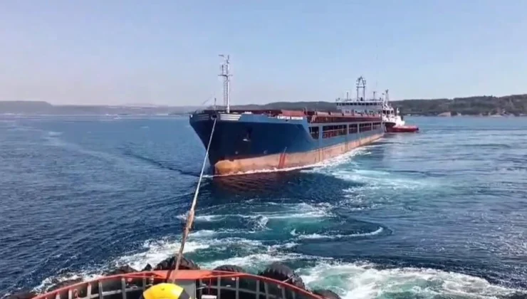 Çanakkale Boğazı’nda 142 Metrelik Gemi Emniyete Alındı