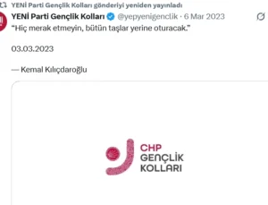 Chp Gençlik Kolları, Yeni̇ Parti'Nin Ele Geçirdiği X Hesabını Geri Aldı!