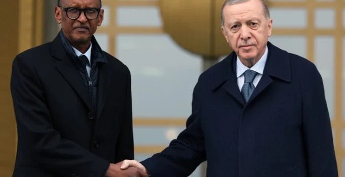Cumhurbaşkanı Erdoğan Ile Kagame Ile Görüştü