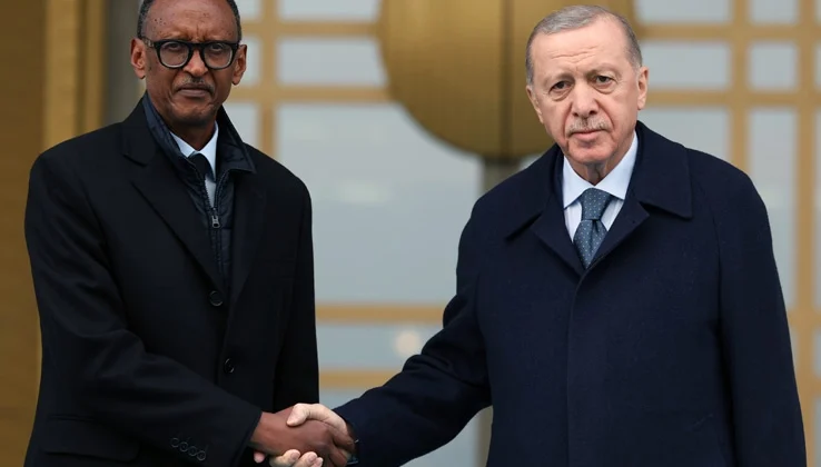 Cumhurbaşkanı Erdoğan Ile Kagame Ile Görüştü