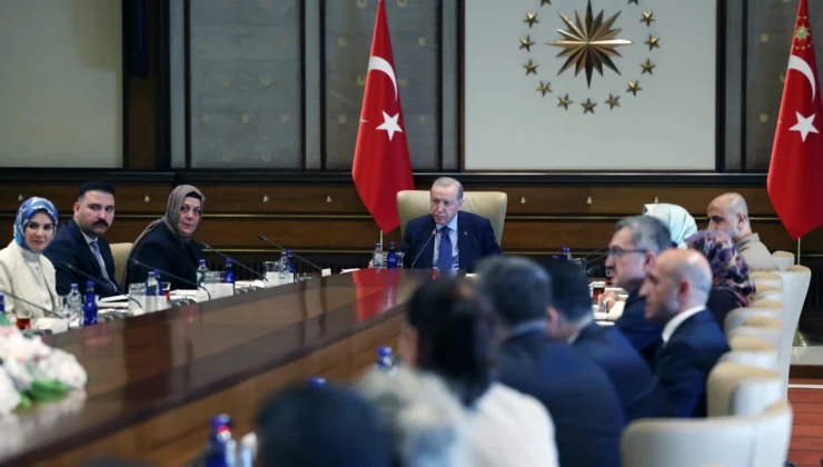 Cumhurbaşkanı Erdoğan Şehit Yakınları Ve Gazileri Ağırladı