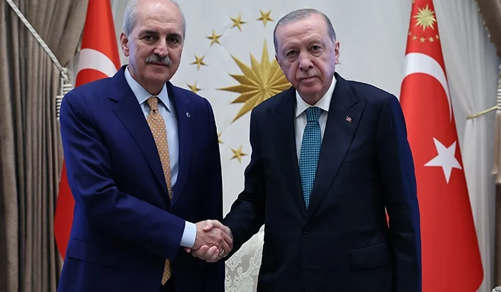 Cumhurbaşkanı Erdoğan, Tbmm Başkanı Kurtulmuş’u Kabul Etti