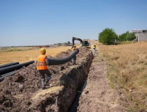 Diyarbakır Bağıvar’a 3 Kilometrelik Yeni Kanalizasyon Hattı