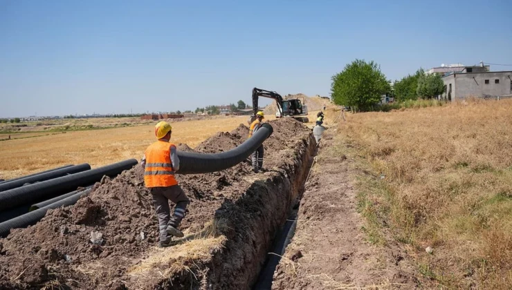Diyarbakır Bağıvar’a 3 Kilometrelik Yeni Kanalizasyon Hattı
