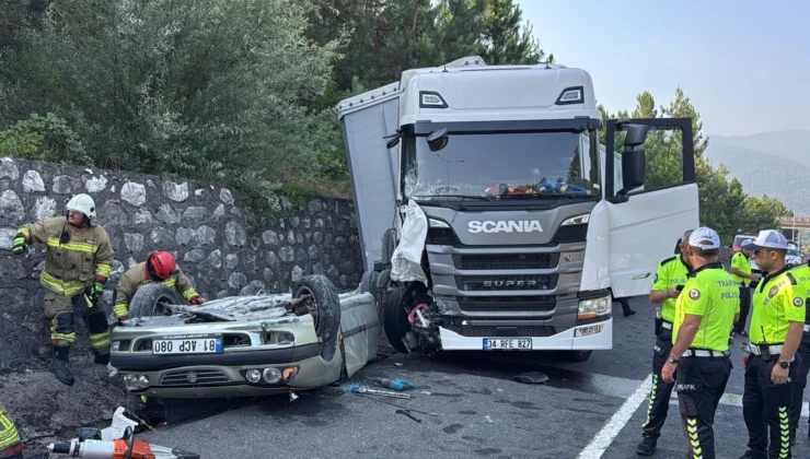 Düzce’de Otomobil Ile Tır Çarpıştı: 1 Ölü