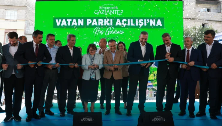Gaziantep'In Çehresini Değiştirecek Yeni Park Açıldı