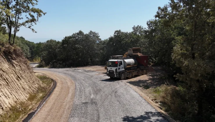 İnegöl’de Kırsal 6 Mahallenin Yolu Yenileniyor