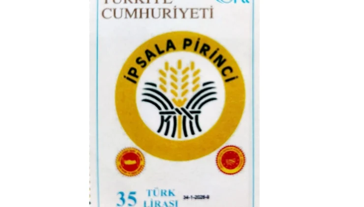 İpsala Pirinci Posta Pulunda
