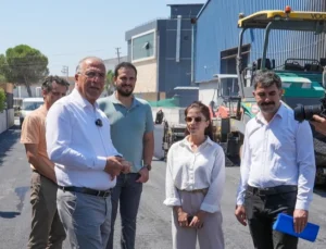 İzmir Gaziemir’de Asfaltlama Atağı