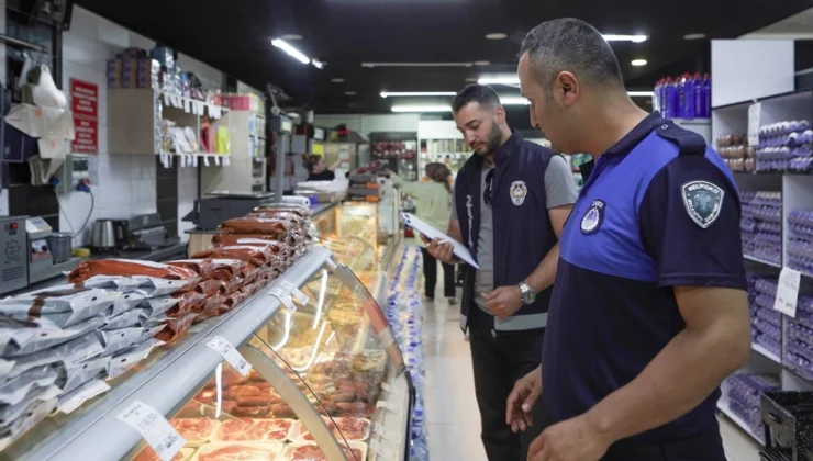 Kayseri Melikgazi Zabıtasından Sıkı Denetim