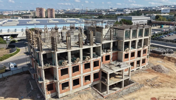 Kocaeli Çayırova’nın Yeni Meslek Lisesinin Kaba Inşaatında Sona Gelindi