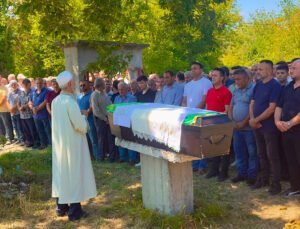 Korucuk Köyü Muhtarı Serkan Temel’in acı günü: Sabahattin Tetik son yolculuğuna uğurlandı