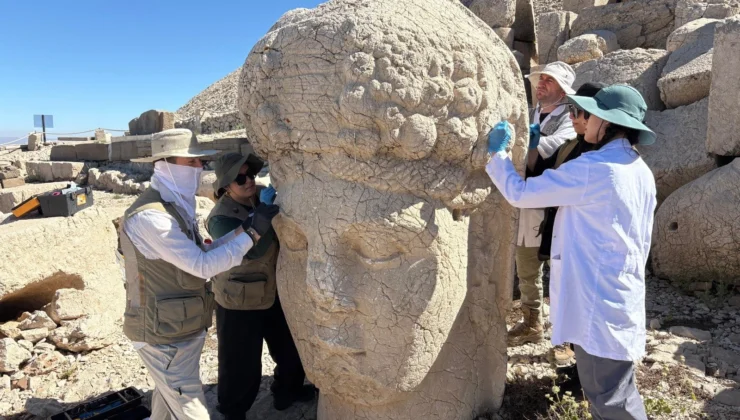Nemrut Dağı’nda Kapsamlı Koruma… Heykeller Nanoteknolojiyle Güçlendiriliyor