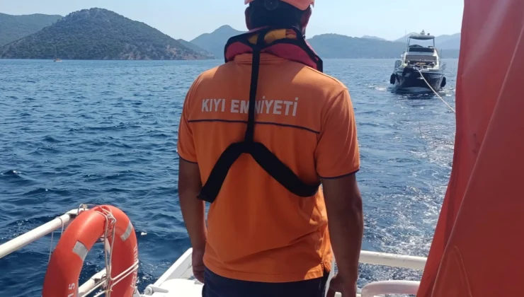 Tersane Adası Açıklarında Tekne Arızası
