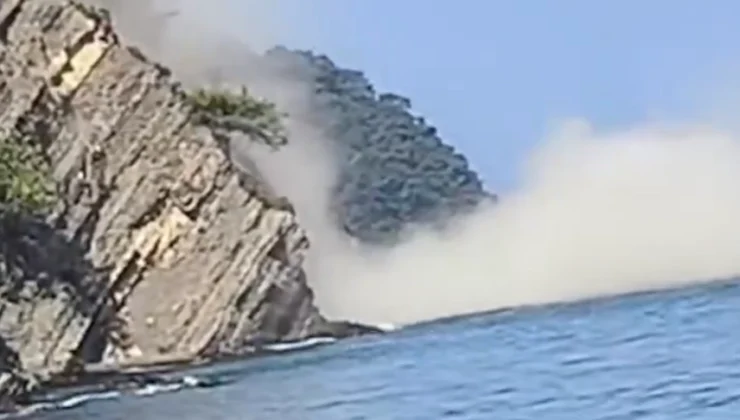 Tirilye Çamlık Tepesi’nde Heyelan… Bölgede Güvenlik Önlemleri Alındı