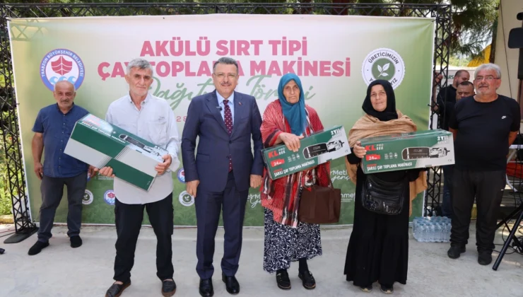 Trabzon'Da Çay Üreticisine Şarjlı Makine Desteği