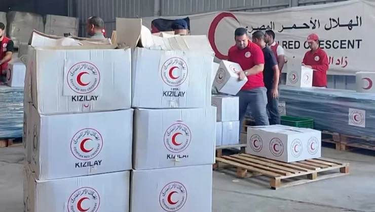 Türk Kızılayı, Gazze'De Insani Yardımlarını Sürdürüyor