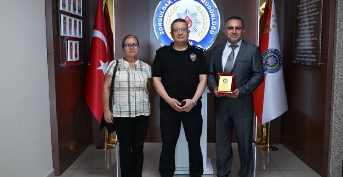 Zonguldak’ta 30 Yıllık Polis Memuruna Veda