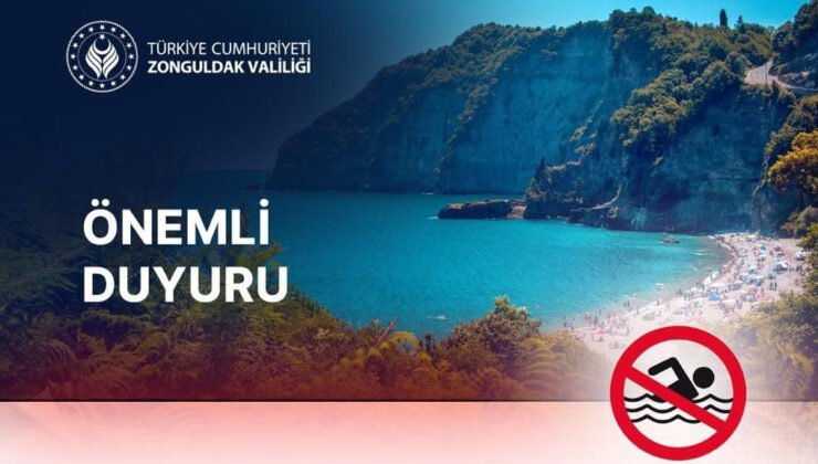 Zonguldak’ta denize girmek yasaklandı