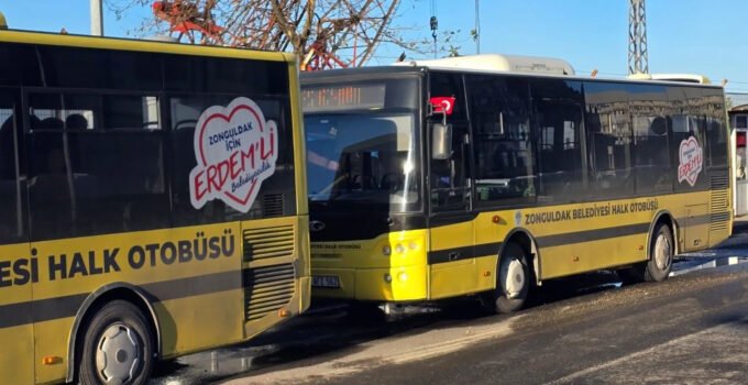 Zonguldak’ta halk otobüsleri günde 15 bin yolcu taşıyor