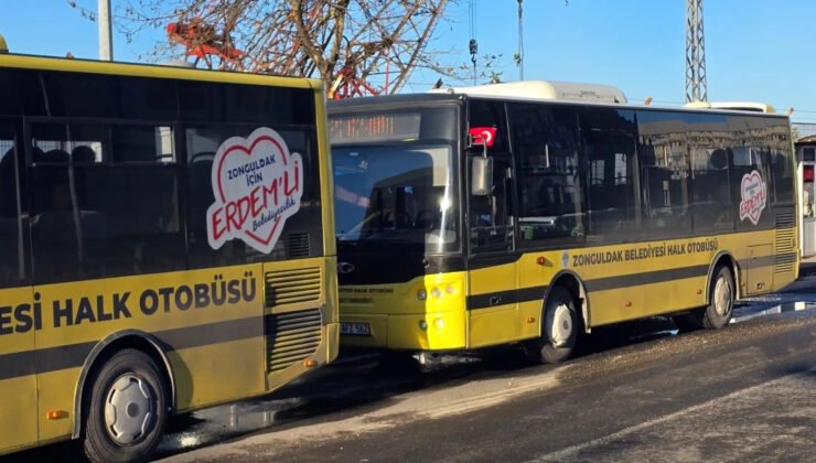 Zonguldak’ta halk otobüsleri günde 15 bin yolcu taşıyor