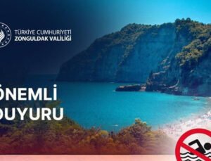 Zonguldak’ta olumsuz hava koşulları nedeniyle denize girmek yasaklandı