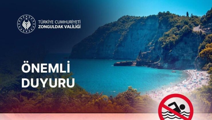 Zonguldak’ta Valilik 2 gün denize girme yasağı getirdi