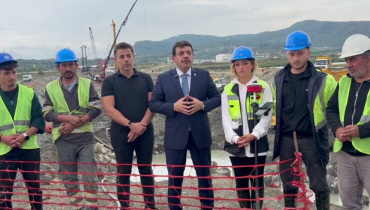 2,3 milyar liralık Filyos Limanı demiryolu bağlantı hattında çalışmalar hızla sürüyor