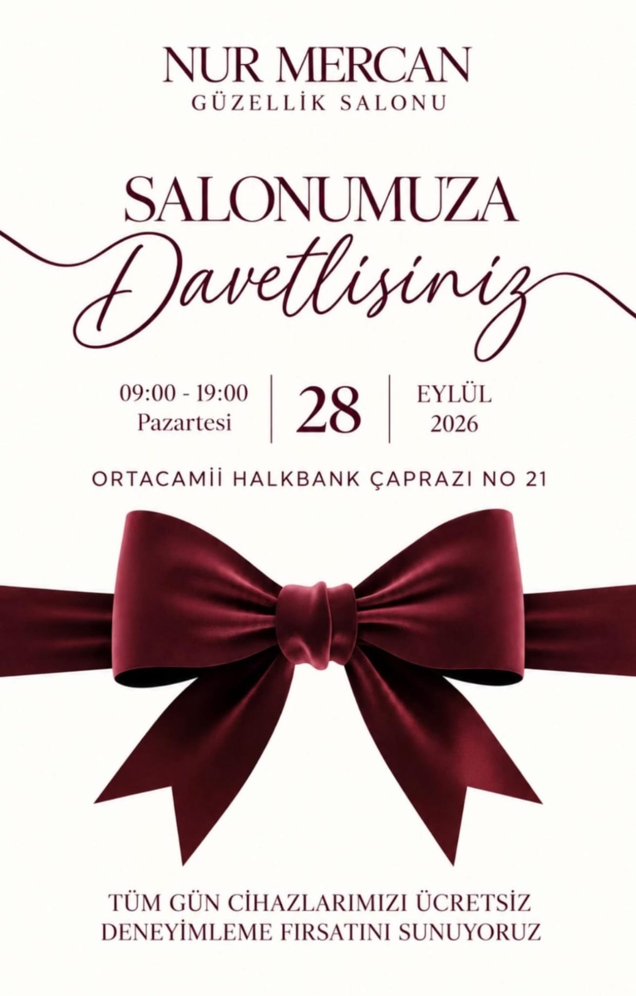 Nur Mercan Güzellik Salonu’ndan 1. Yıl Dönümüne Özel Yüzde 60 İndirim