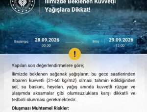 Zonguldak için kuvvetli sağanak yağış uyarısı: Sel ve heyelana dikkat