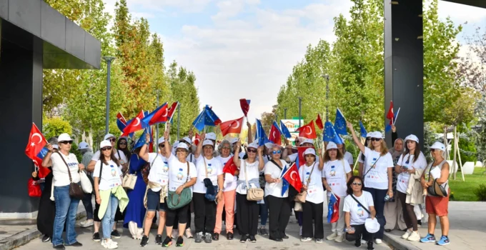 Başkentte Kadınlar Hareketlilik Mesajı Verdi