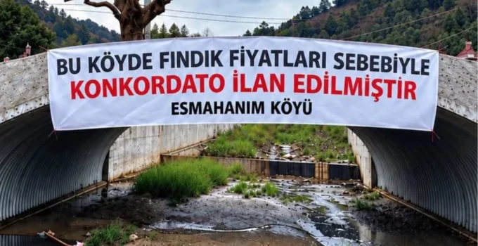 Düzce Akçakoca’da Üreticinin Fındık Fiyatı Tepkisi