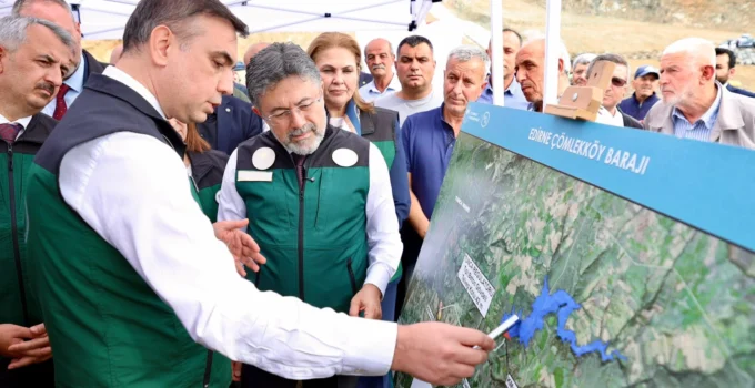 Edirne’ye 4 Milyar Tl'Lik Sulama Yatırımı… Çömlekköy Barajı 2028’De Tamamlanacak