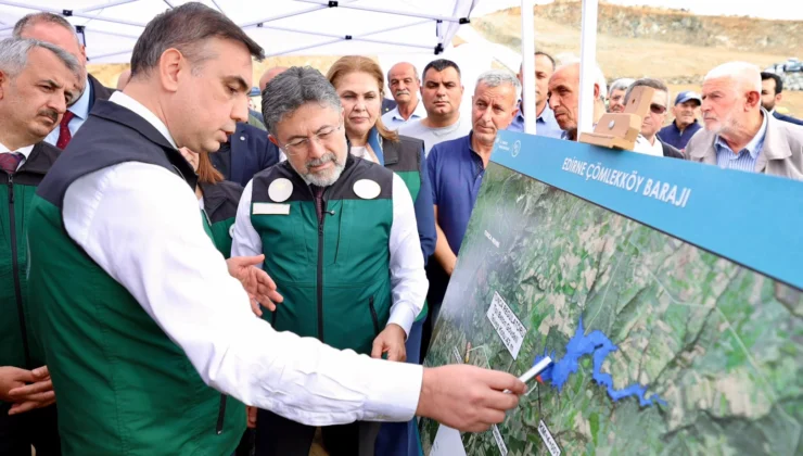 Edirne’ye 4 Milyar Tl'Lik Sulama Yatırımı… Çömlekköy Barajı 2028’De Tamamlanacak