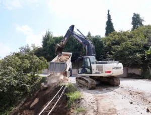 Giresun’da Yol Ve Altyapı Çalışmaları Devam Ediyor