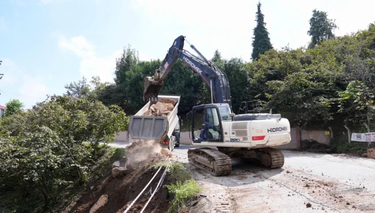 Giresun’da Yol Ve Altyapı Çalışmaları Devam Ediyor