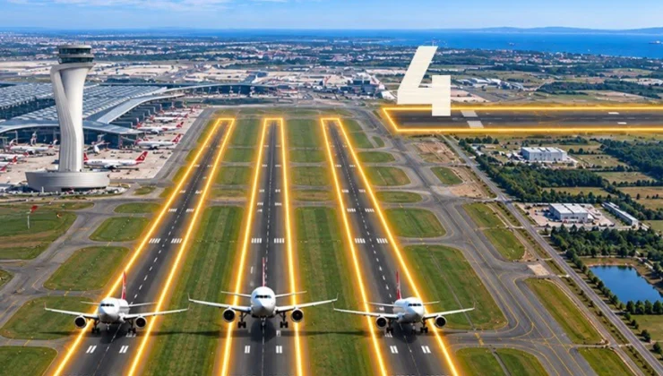 İstanbul Havalimanı’nda 4. Ana Pist Için Geri Sayım Başladı