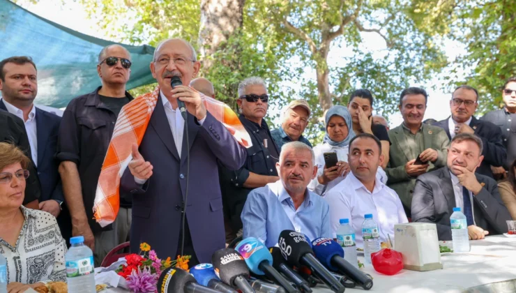 Kılıçdaroğlu, Buca Kaynaklar’da Köylülerle Buluştu
