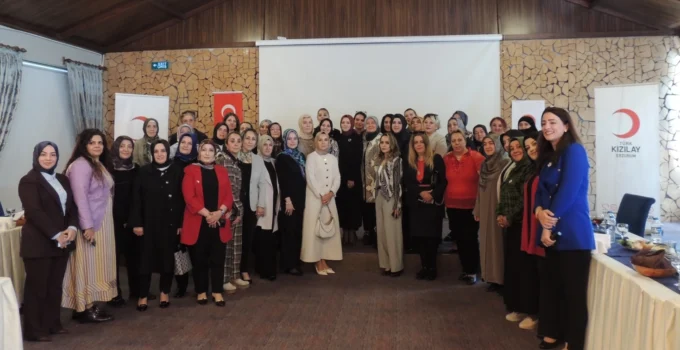 Kızılay Kadın Erzurum’un Yeni Yönetiminden Istişare Buluşması