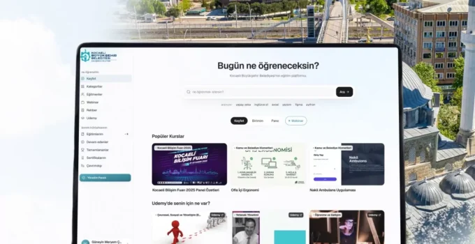 Kocaeli Büyükşehir’den Personelin Gelişimine Dijital Katkı