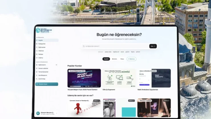 Kocaeli Büyükşehir’den Personelin Gelişimine Dijital Katkı