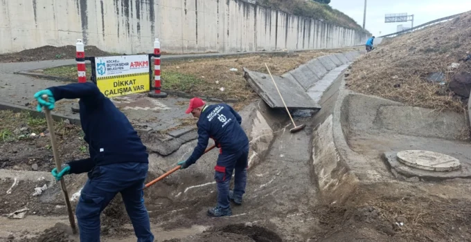 Kocaeli’de Yağışa Karşı Hızlı Ve Yoğun Mesai