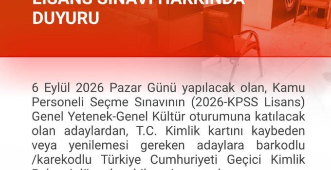 KPSS adayları için Zonguldak’ta iki nüfus müdürlüğünde özel mesai