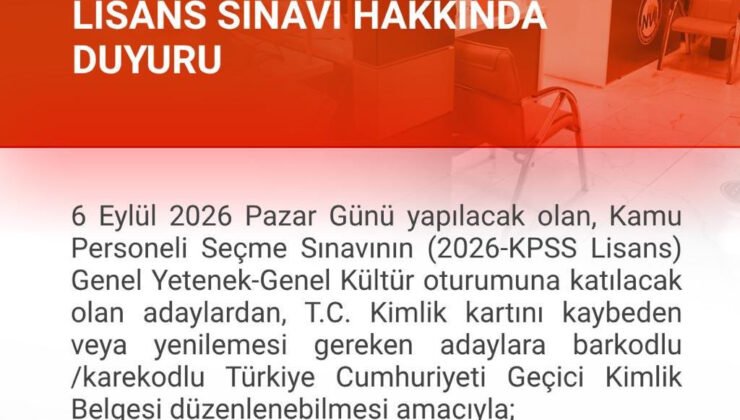 KPSS adayları için Zonguldak’ta iki nüfus müdürlüğünde özel mesai