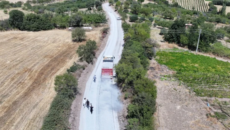 Manisa'Da 1999’Da Açılan Yol 27 Yıl Sonra Asfaltla Buluştu