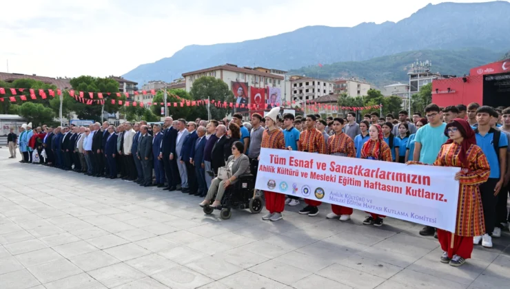 Manisa’da Ahilik Kültürü Ve Mesleki Eğitim Haftası Kutlanıyor