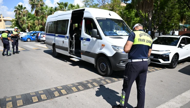 Mersin’de Okul Servislerine Sıkı Denetim