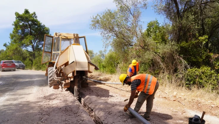Muğla Çamlı’daki 30 Yıllık Içme Suyu Hatları Yenileniyor