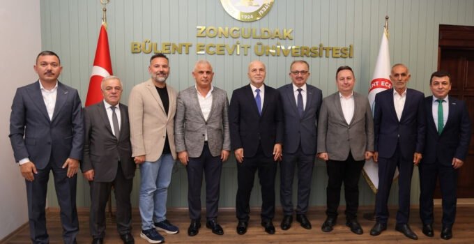 MÜSİAD Zonguldak Heyetinden Rektör Ulusoy’a Hayırlı Olsun Ziyareti